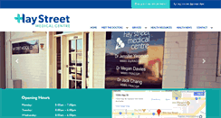 Desktop Screenshot of haystreetmedical.com.au